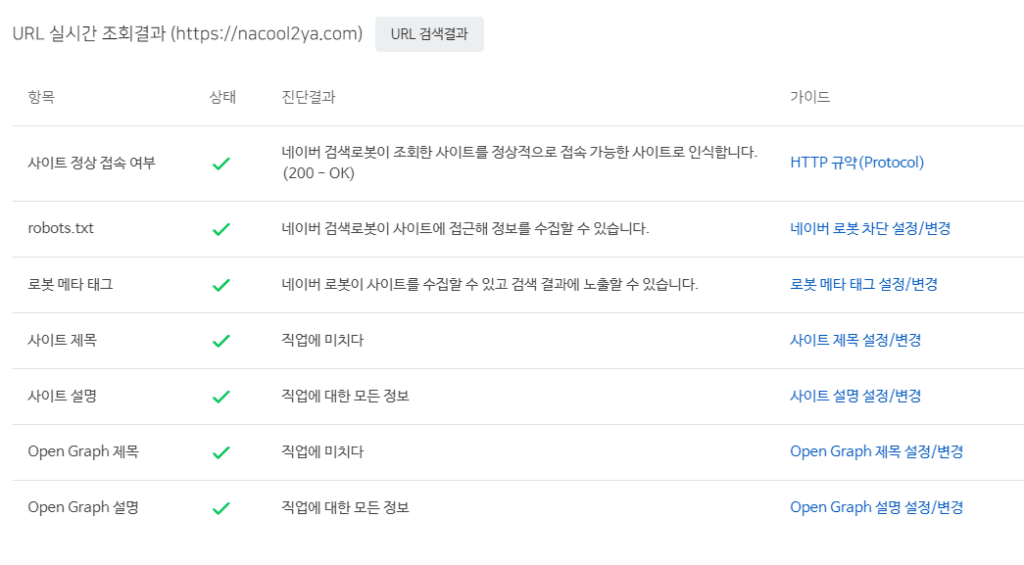 워드프레스 블로그 네이버 서치어드바이저 수집보류 해결 6 워드프레스 블로그 네이버 서치어드바이저 수집보류 해결 5